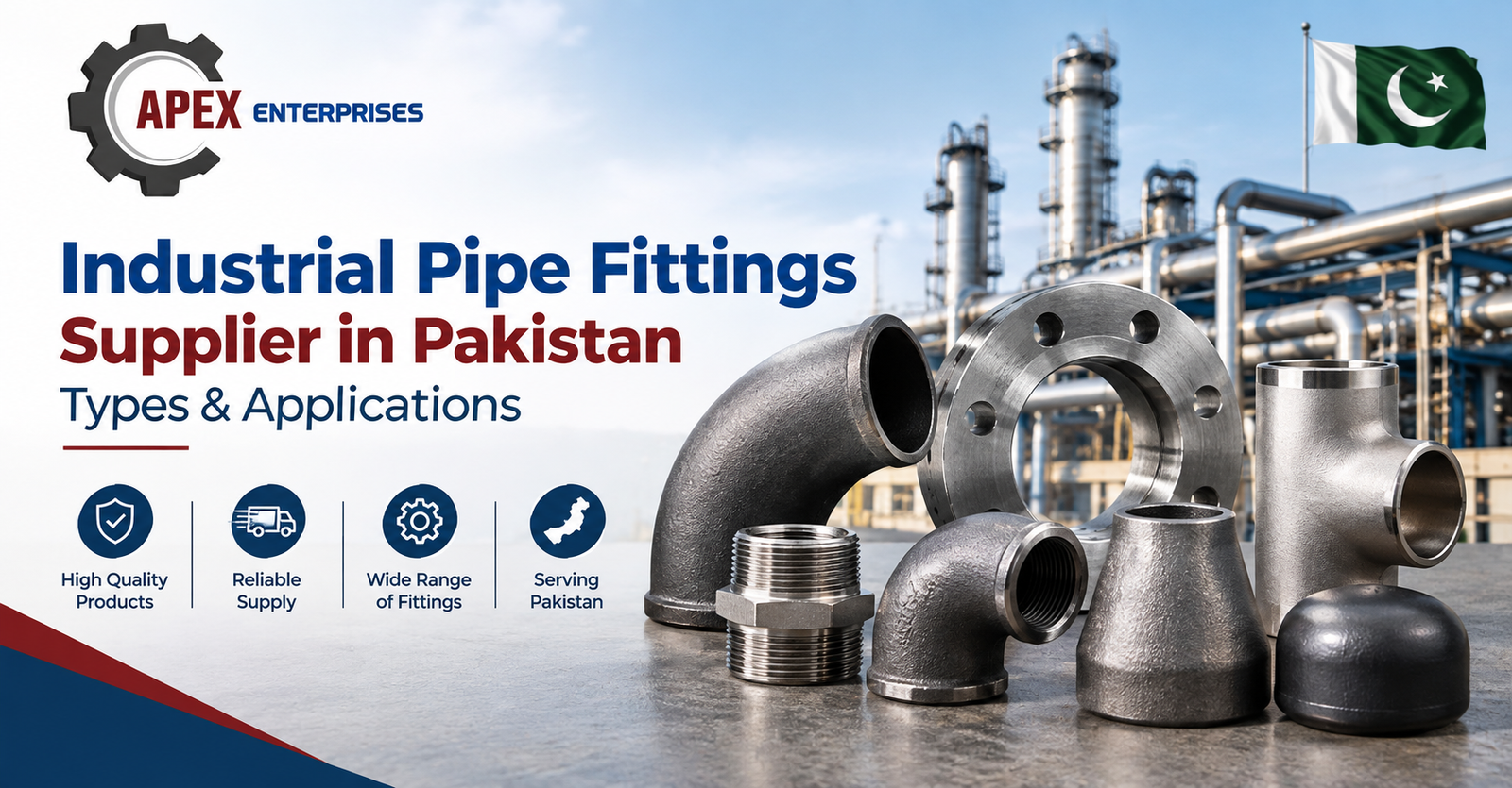 Industrial Pipe Fittings Supplier in Pakistan