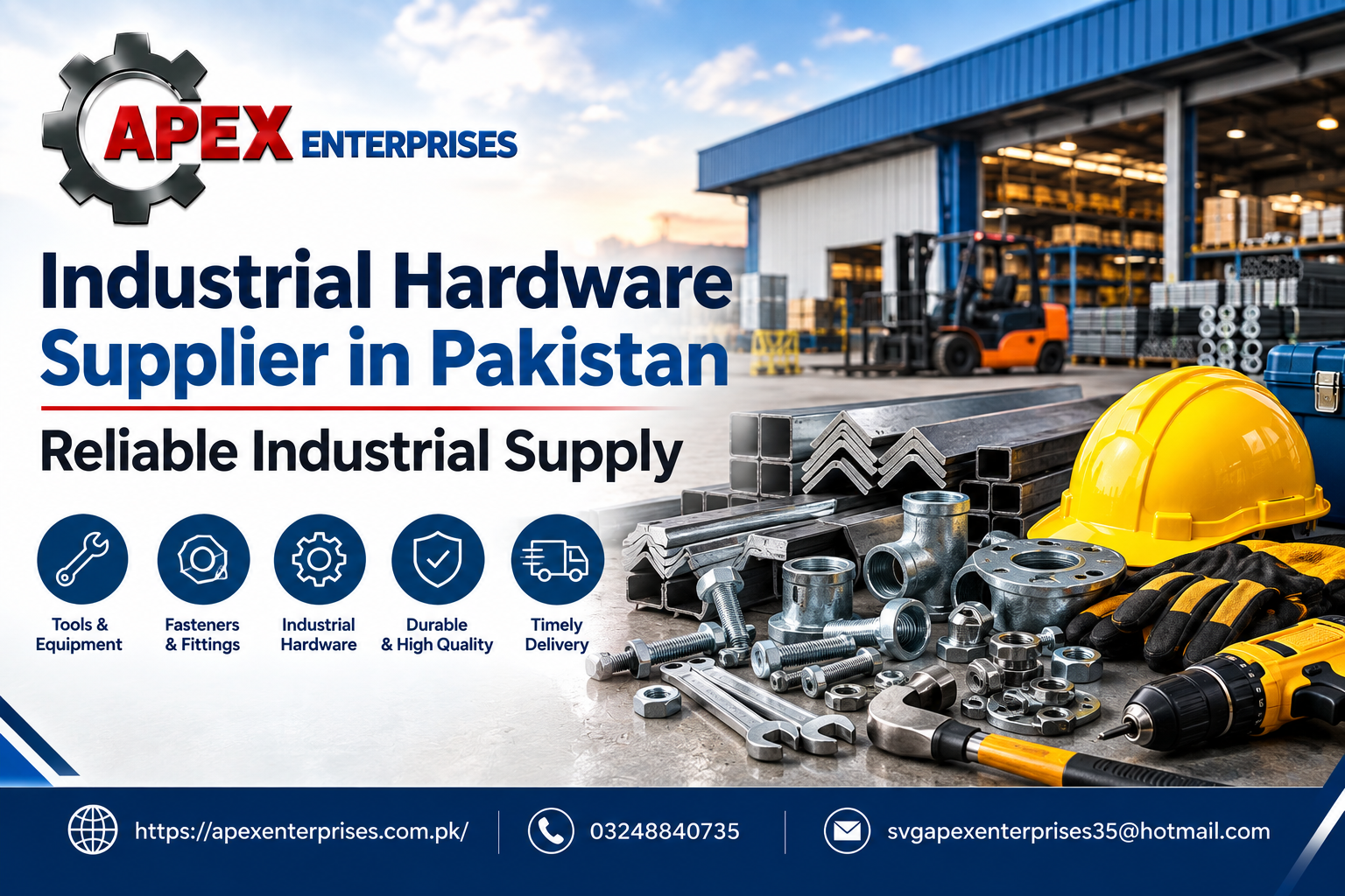 Industrial Hardware Supplier in Pakistan