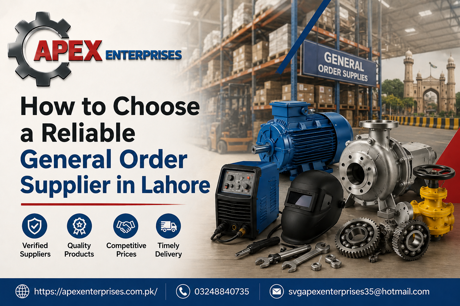 How to Choose a Reliable General Order Supplier in Lahore: The Ultimate Procurement Guide